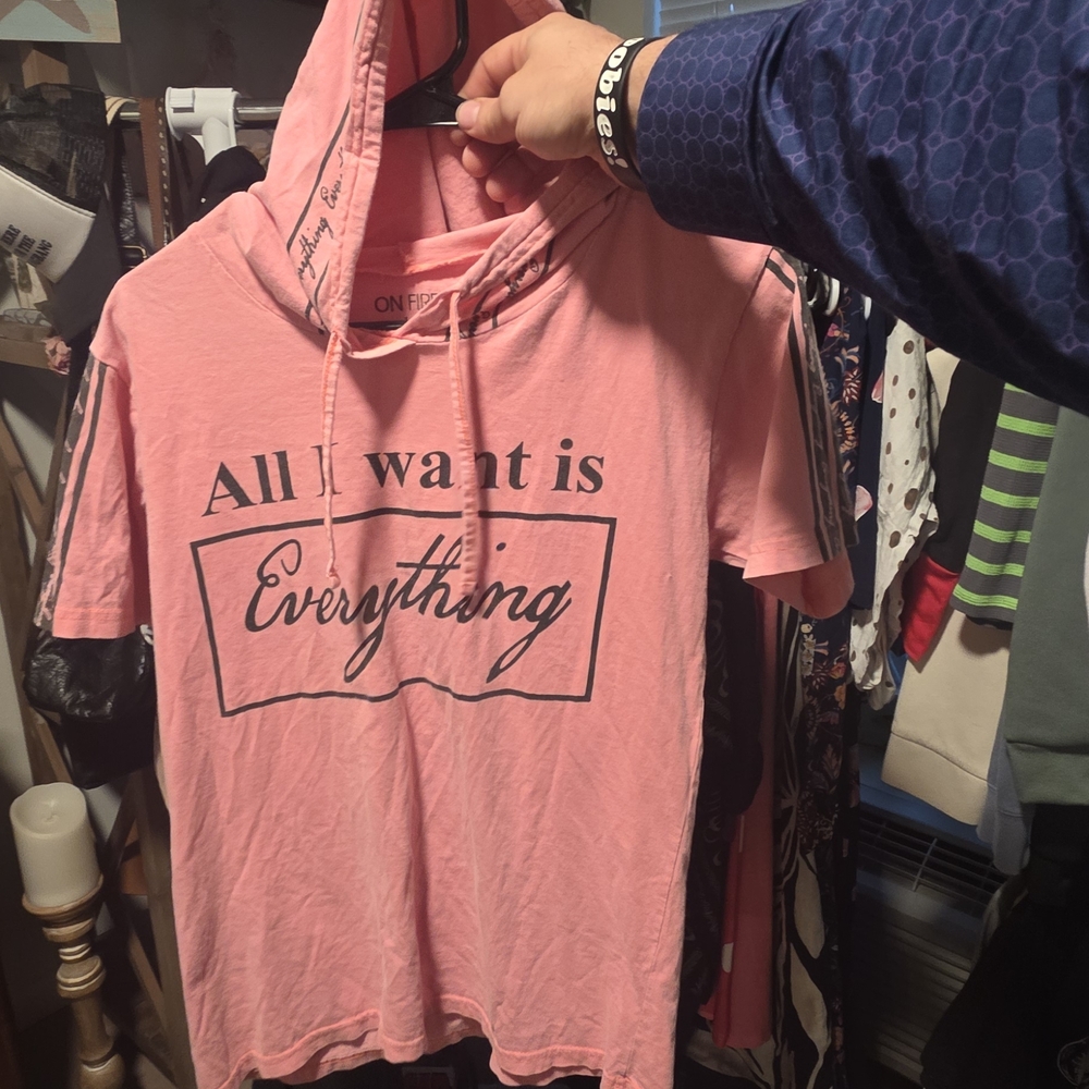 On Fire Coral Cotton Top